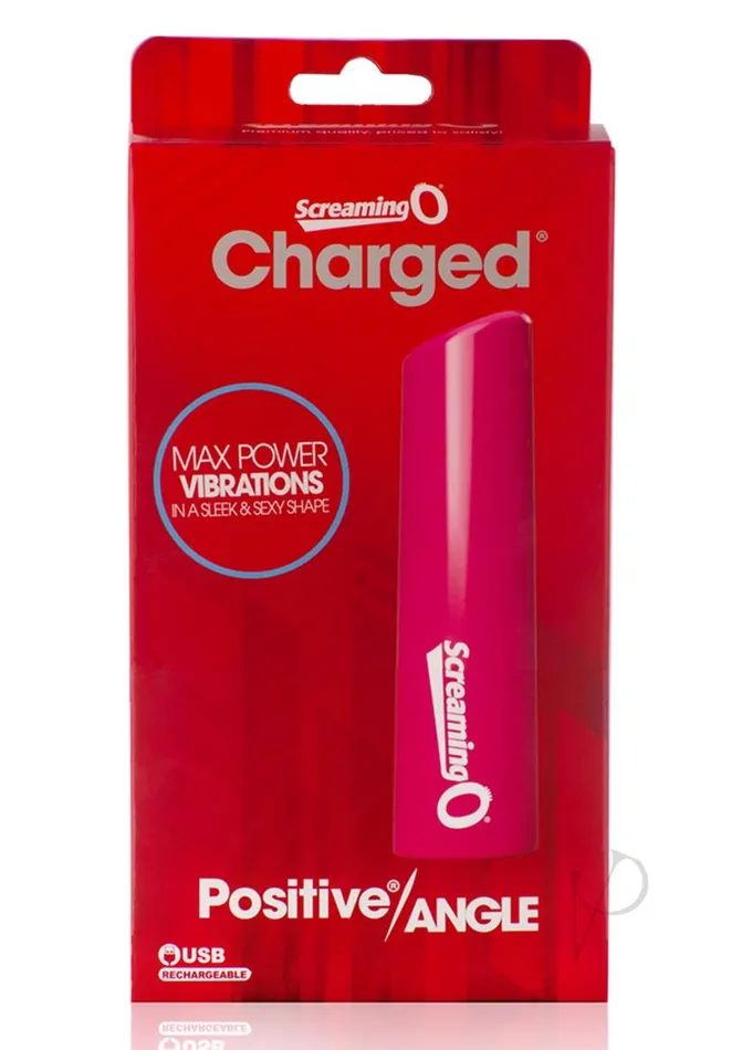 Charged Charged Positive Angle USB Rechargeable Waterproof Multi Speed Vibrator Pink Vibrators Charged Charged Positive Angle USB Rechargeable Waterproof Multi Speed Vibrator Pink Vibrators