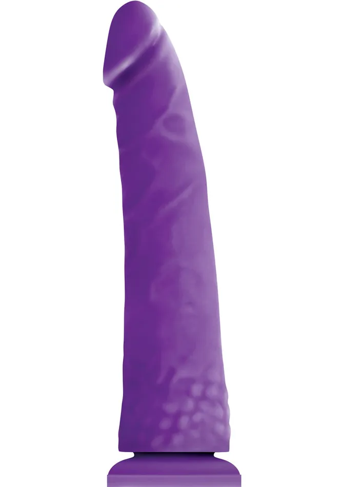 Colours Dildos Colours Pleasures Silicone Thin Dildo 8in Purple Colours Dildos Colours Pleasures Silicone Thin Dildo 8in Purple
