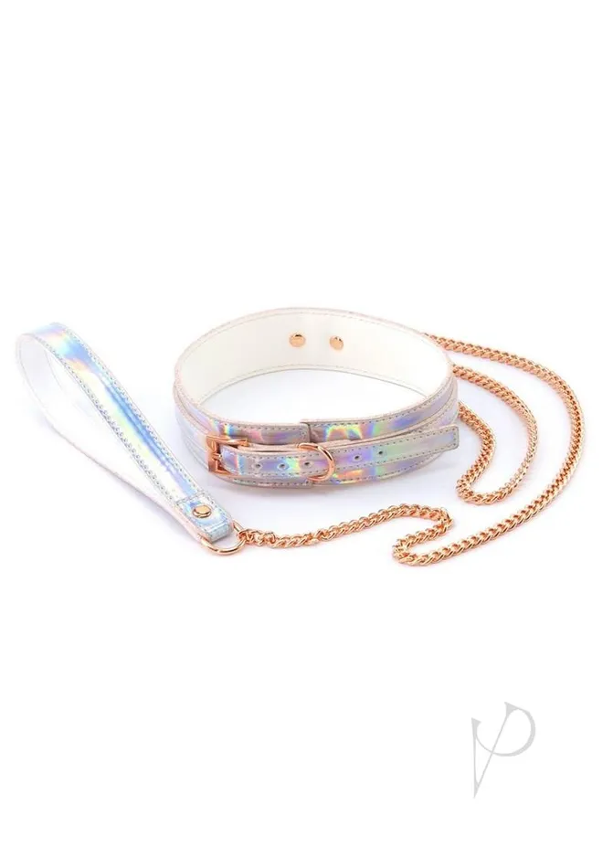 Cosmo Bondage Collar and Leash Rainbow Cosmo Couples Cosmo Bondage Collar and Leash Rainbow Cosmo Couples