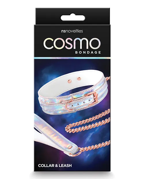 Cosmo Bondage Collar and Leash Rainbow Cosmo Couples Cosmo Bondage Collar and Leash Rainbow Cosmo Couples