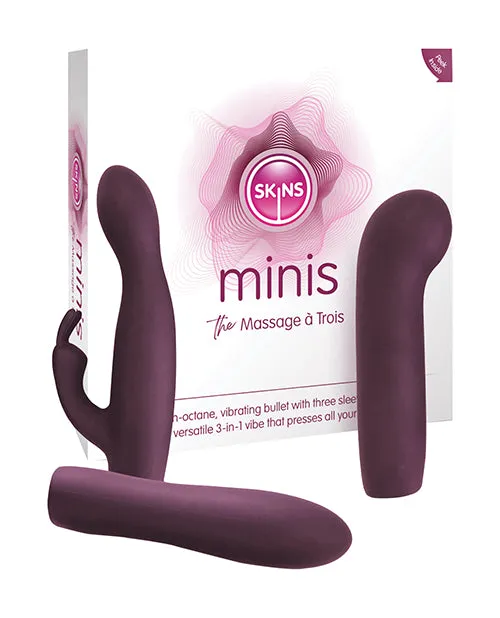 Couples Skins Skins Minis Massage A Trois WhiteMagenta Couples Skins Skins Minis Massage A Trois WhiteMagenta