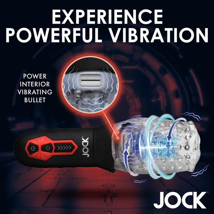 Curve Toys Male Sex Toys Spinning and Vibrating Masturbator