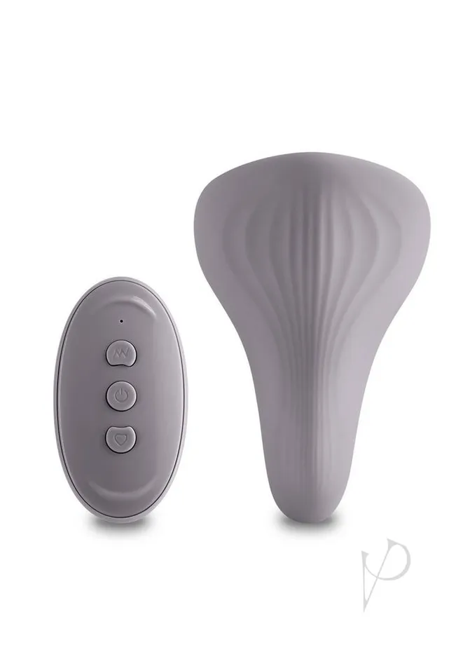 Desire Desire Mantra Rechargeable Silicone Panty Vibrator Gray Female Sex Toys