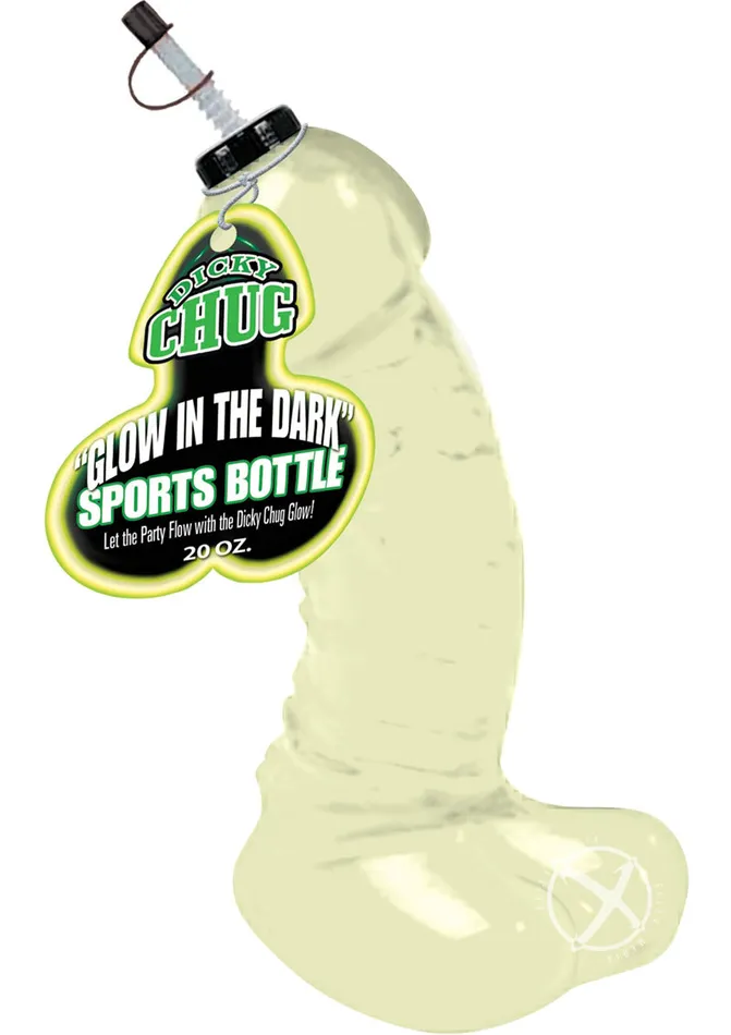 Dildos Bachelorette Dicky Chug Glow In The Dark Sports Bottle 20 Ounce