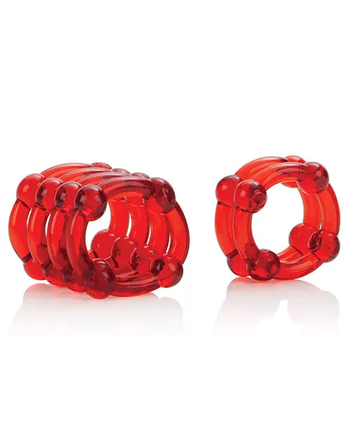Dildos Colt COLT Enhancer Rings Cock Rings Red Dildos Colt COLT Enhancer Rings Cock Rings Red