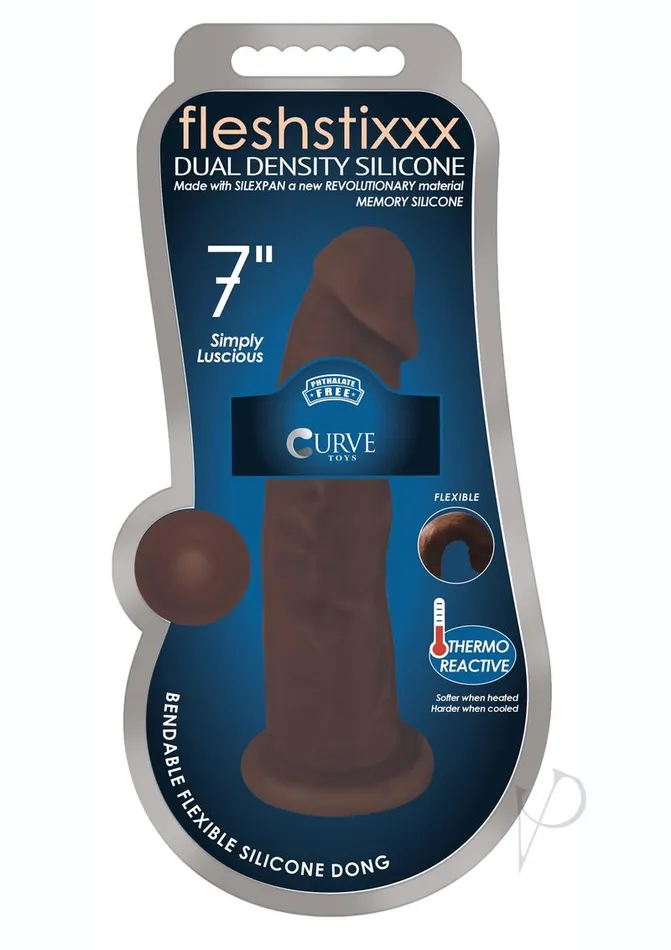 Dildos Fleshstixxx Dual Density Silicone Bendable Dong 7in Chocolate Flesh Stixxx Dildos Fleshstixxx Dual Density Silicone Bendable Dong 7in Chocolate Flesh Stixxx