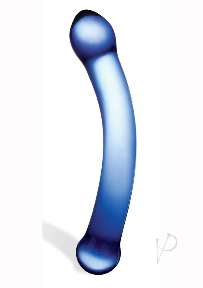 Dildos Glas Glas Curved GSpot Glass Dildo 6in Blue Dildos Glas Glas Curved GSpot Glass Dildo 6in Blue