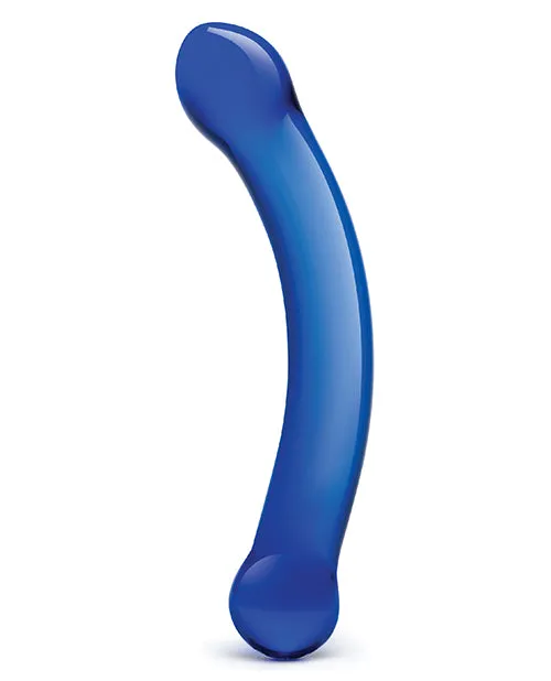 Dildos Glas Glas Curved GSpot Glass Dildo 6in Blue Dildos Glas Glas Curved GSpot Glass Dildo 6in Blue