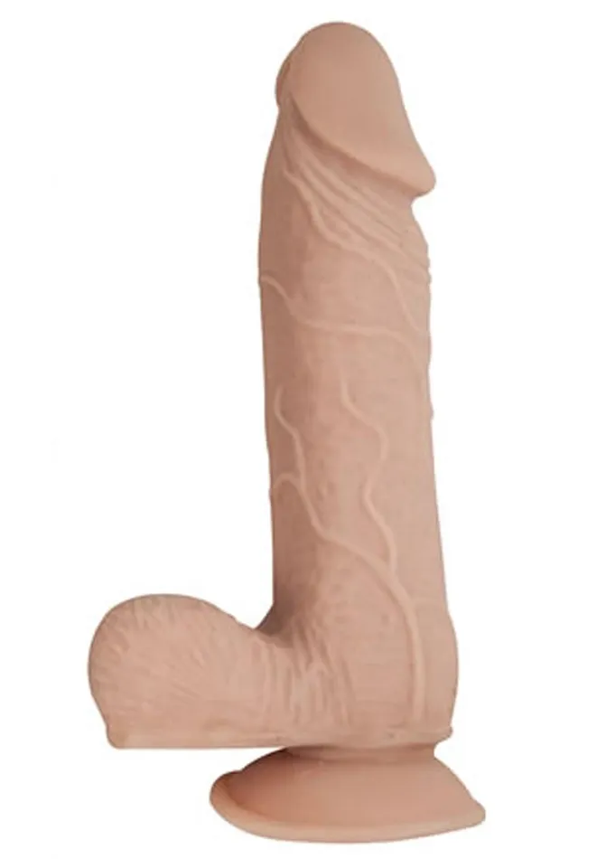 Dildos Realcocks Dual Layered 2 Bendable Dildo 7in Vanilla Realcocks