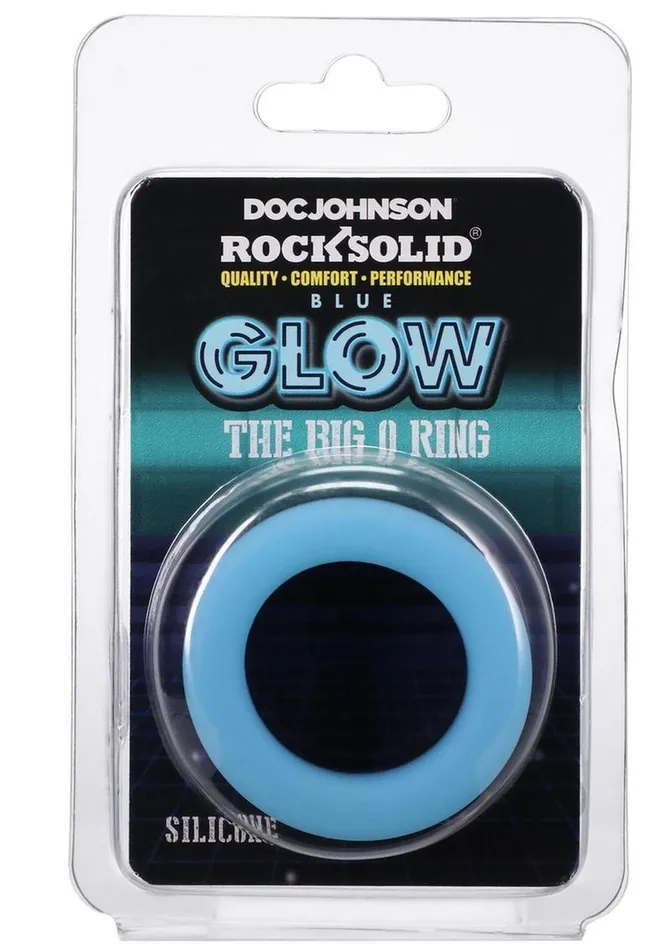 Dildos Rock Solid Rock Solid The Big O Glow in the Dark Silicone Cock Ring BlueBlack Dildos Rock Solid Rock Solid The Big O Glow in the Dark Silicone Cock Ring BlueBlack