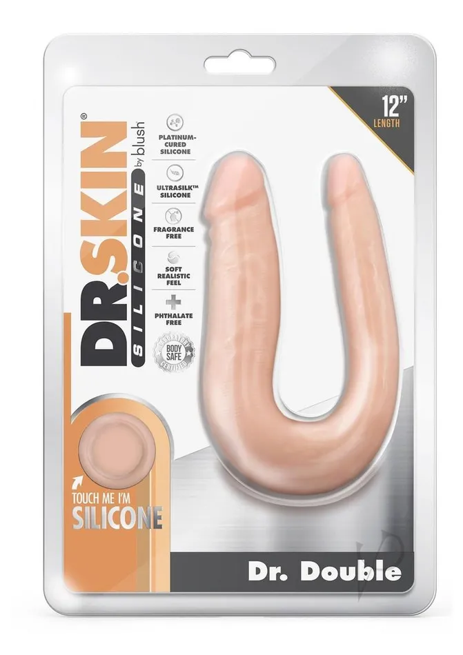 Dr Skin Platinum Collection Silicone Dr Double Dildo Double Dong 12in Vanilla Dr Skin Dildos Dr Skin Platinum Collection Silicone Dr Double Dildo Double Dong 12in Vanilla Dr Skin Dildos