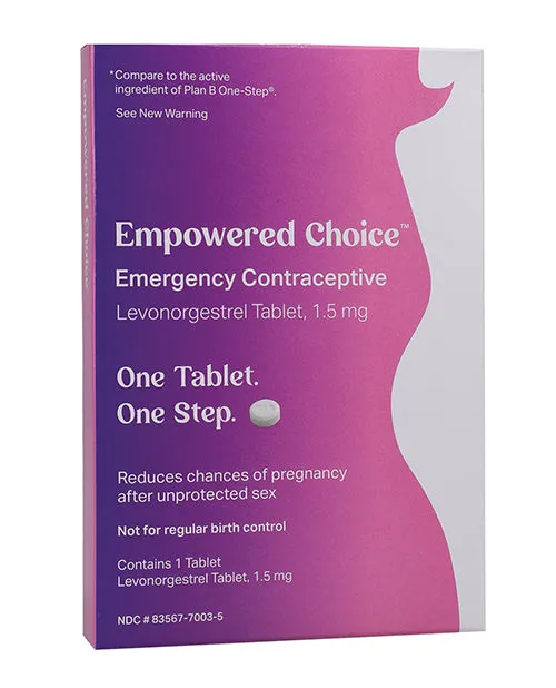 Enhancers Versea Empowered Choice Emergency Contraception 1 Pill Pack Versea Enhancers Versea Empowered Choice Emergency Contraception 1 Pill Pack Versea