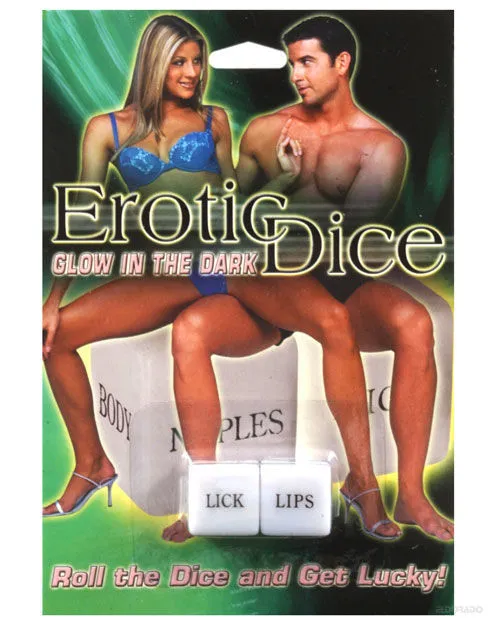 Erotic Dice Glow in the Dark Pipedream Dildos Erotic Dice Glow in the Dark Pipedream Dildos