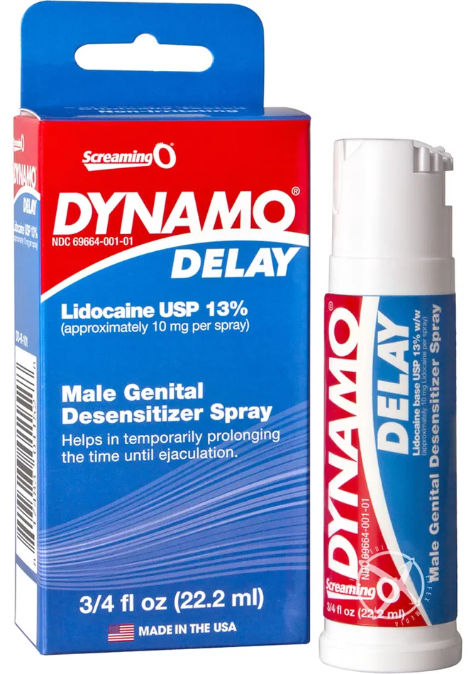 Female Sex Toys Dynamo Delay Dynamo Delay Spray Singles 75 Ounce