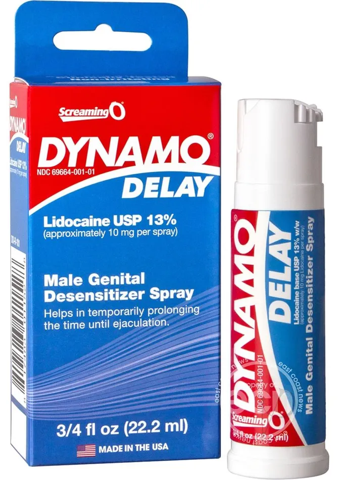Female Sex Toys Dynamo Delay Dynamo Delay Spray Singles 75 Ounce