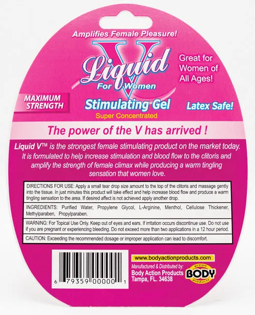 Female Sex Toys Liquid V Liquid V Female Stimulant 10 ml Bottle in Clamshell Female Sex Toys Liquid V Liquid V Female Stimulant 10 ml Bottle in Clamshell