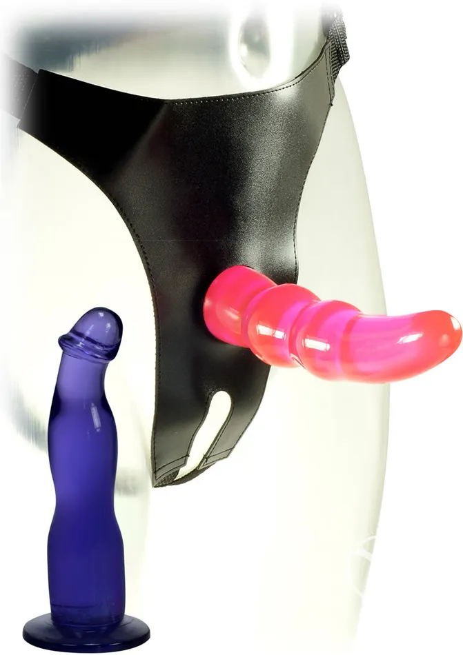 Female Sex Toys Me You Us ME YOU US Double Tip Strap On with Two Dildos PinkPurple Female Sex Toys Me You Us ME YOU US Double Tip Strap On with Two Dildos PinkPurple