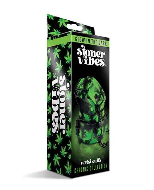 Female Sex Toys Stoner Vibes Stoner Vibes Glow in the Dark Wrist Cuffs