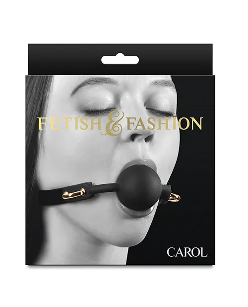 Fetish And Fashion Anal Fetish and Fashion Carol Silicone Ball Gag Black Fetish And Fashion Anal Fetish and Fashion Carol Silicone Ball Gag Black