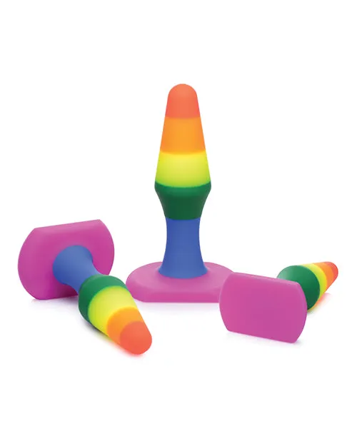 Frisky Anal Frisky Rainbow Silicone Anal Trainer Set 3 piece