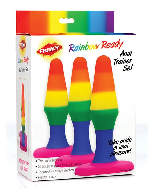 Frisky Anal Frisky Rainbow Silicone Anal Trainer Set 3 piece