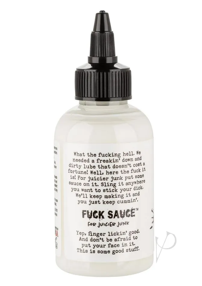 Fuck Sauce Cum Scented Water Based Lubricant 4oz Fuck Sauce Lubricants