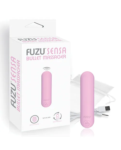 Fuzu Vibrators Fuzu Skin Activated Rechargeable Bullet Massager Pastel Pink Fuzu Vibrators Fuzu Skin Activated Rechargeable Bullet Massager Pastel Pink
