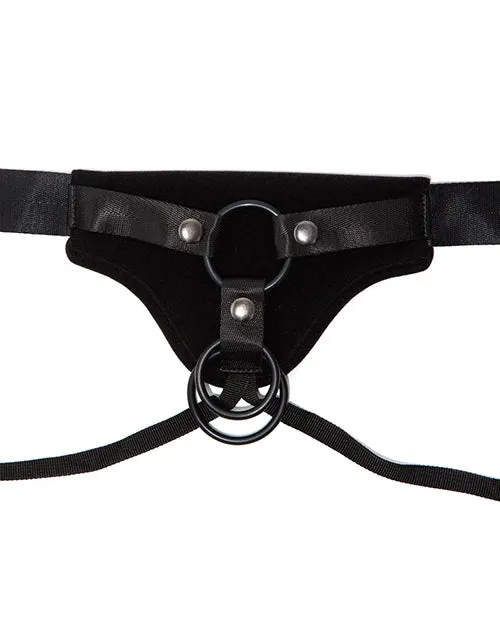 Gender Fluid Female Sex Toys Gender Fluid Skylar Strap On Harness Black