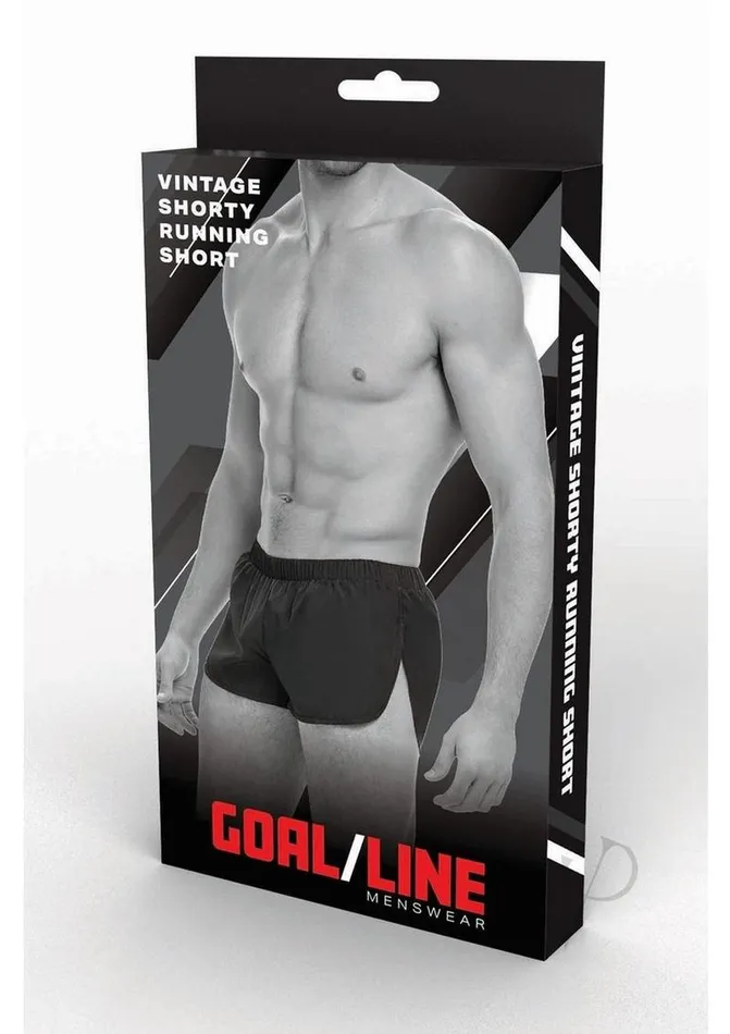Goal Line Extreme Split Booty Shorts SmallMedium Black Goal Line Anal