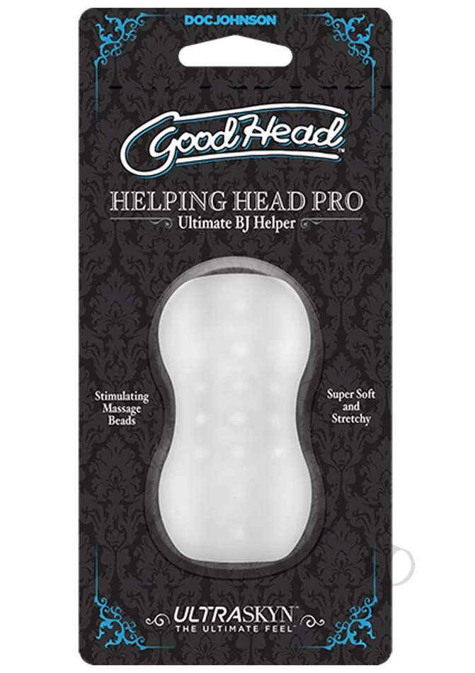 Good Head Male Sex Toys GoodHead Helping Head Pro Masturbator Frost