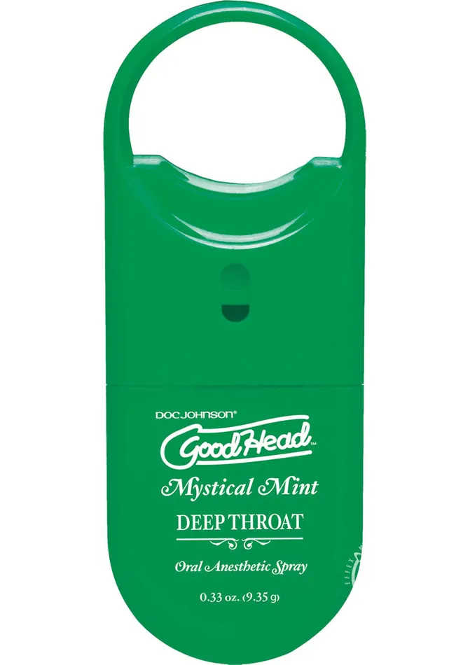 GoodHead Deep Throat ToGo Oral Anesthetic Spray Mint 33oz Good Head Anal GoodHead Deep Throat ToGo Oral Anesthetic Spray Mint 33oz Good Head Anal