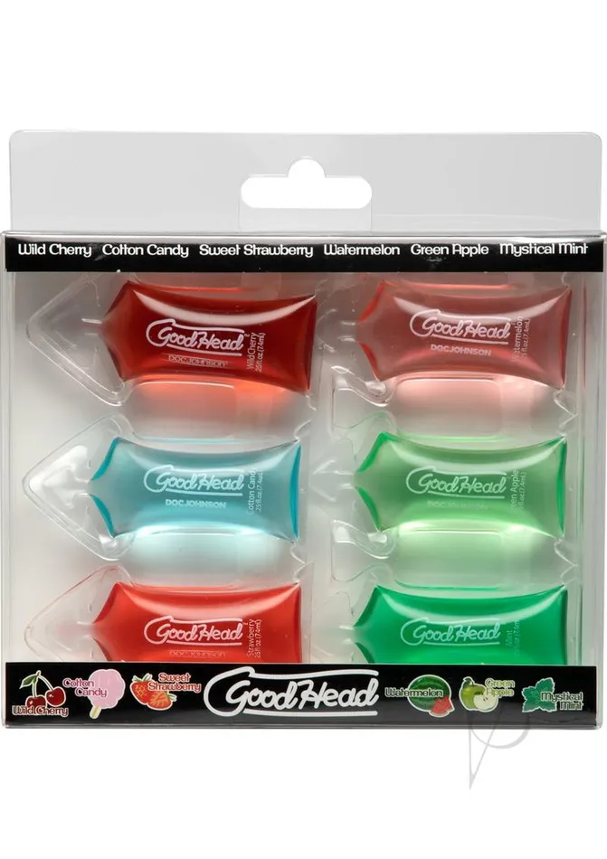 GoodHead Oral Sex Gel Flavored 25oz 6 pack Good Head Enhancers