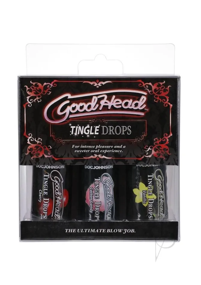 GoodHead Tingle Drops 1oz Assorted 3 Pack Good Head Enhancers