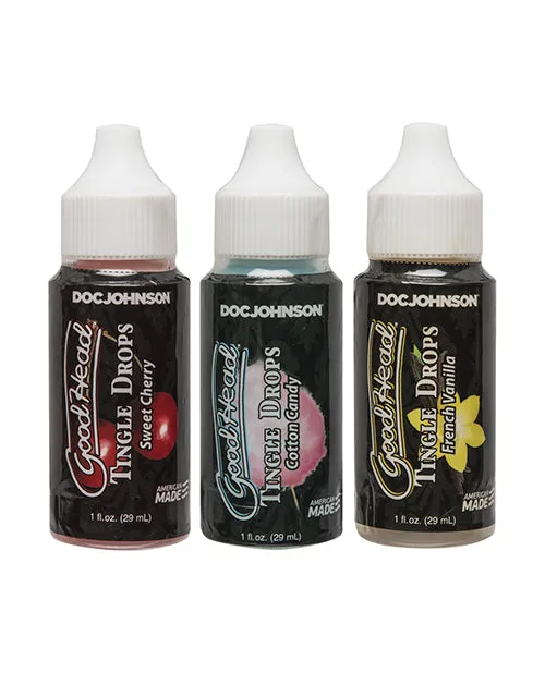 GoodHead Tingle Drops 1oz Assorted 3 Pack Good Head Enhancers GoodHead Tingle Drops 1oz Assorted 3 Pack Good Head Enhancers
