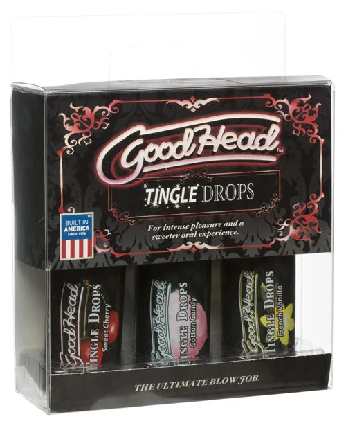 GoodHead Tingle Drops 1oz Assorted 3 Pack Good Head Enhancers GoodHead Tingle Drops 1oz Assorted 3 Pack Good Head Enhancers