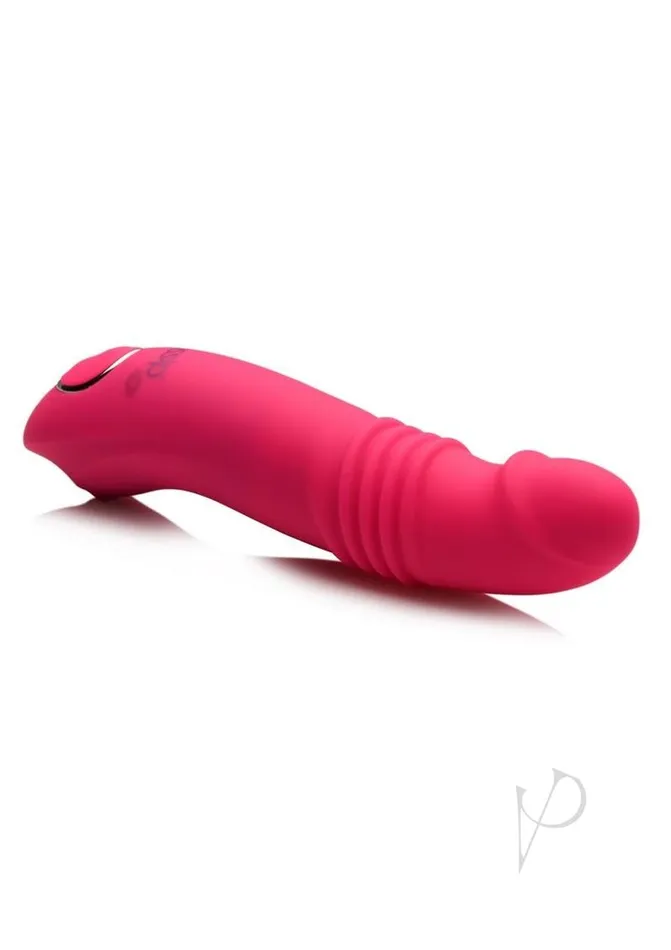 Gossip Female Sex Toys Gossip Blasters 10X Rechargeable Silicone Thrusting Vibrator Magenta