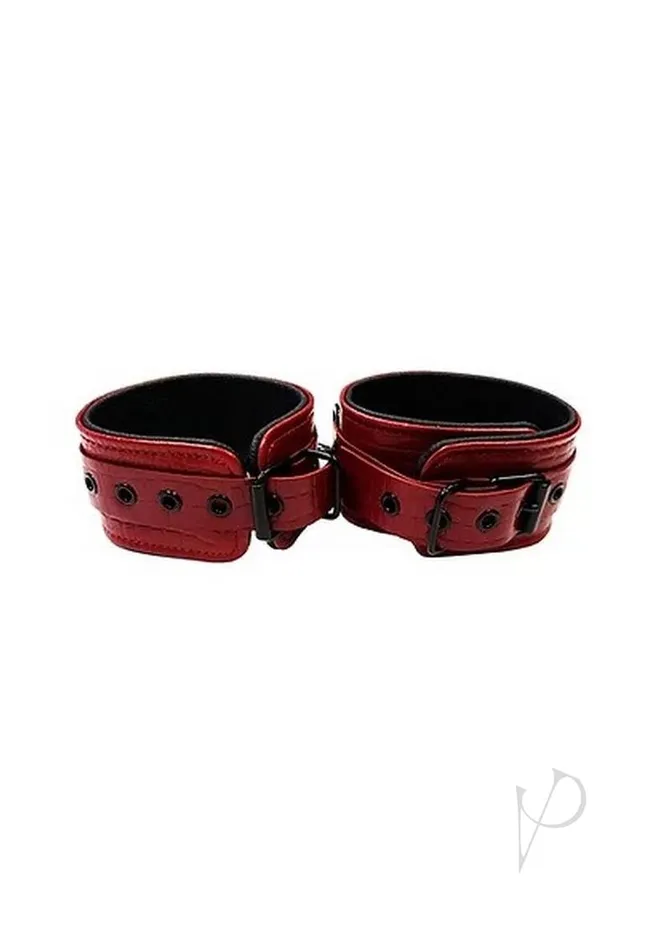 Handcuffs Restraints Rouge Anaconda Adjustable Wrist Cuffs Burgundy Rouge Handcuffs Restraints Rouge Anaconda Adjustable Wrist Cuffs Burgundy Rouge