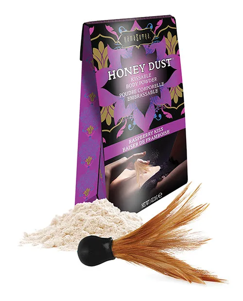Honey Dust Female Sex Toys Kama Sutra Honey Dust Kissable Body Powder Raspberry Kiss 1oz