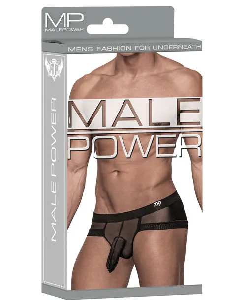 Hoser Stretch Mesh Micro Mini Short Black MD Male Power Anal Hoser Stretch Mesh Micro Mini Short Black MD Male Power Anal