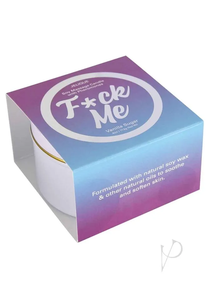 Jelique Couples Jelique Massage Candle Pheromone FCK Me Vanilla Sugar 4oz