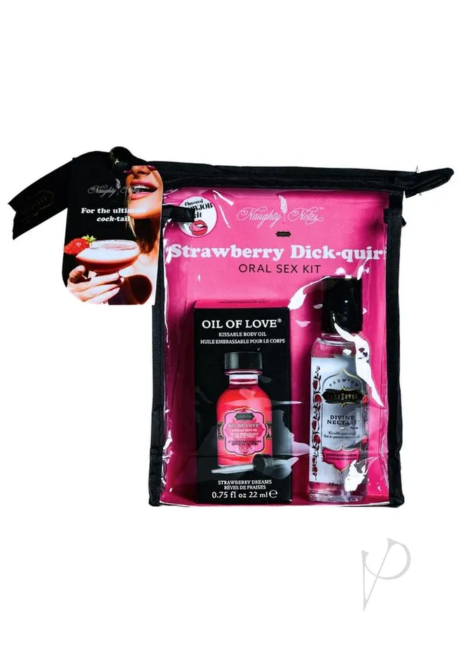 Kama Sutra Kama Sutra Strawberry DickQuiri Oral Sex Kit Couples