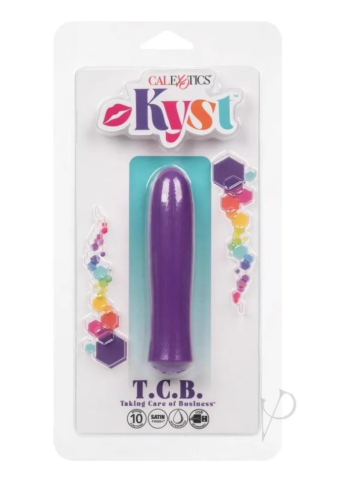Kyst Vibrators Kyst TCB Taking Care of Business Rechargeable Stimulator Purple Kyst Vibrators Kyst TCB Taking Care of Business Rechargeable Stimulator Purple