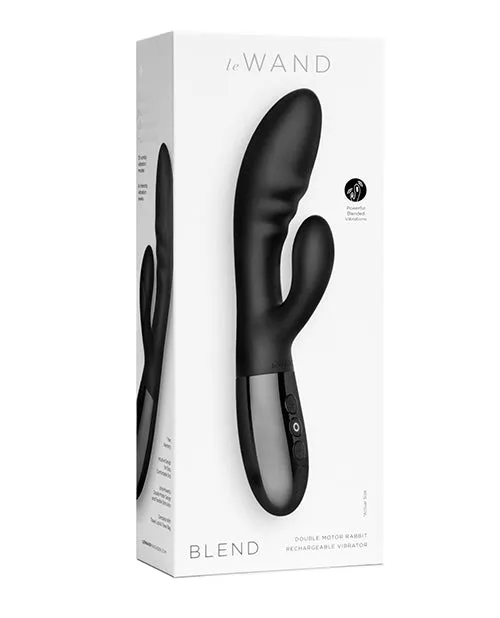 Le Wand Female Sex Toys Le Wand Blend Rechargeable Silicone Rabbit Vibrator Black Le Wand Female Sex Toys Le Wand Blend Rechargeable Silicone Rabbit Vibrator Black