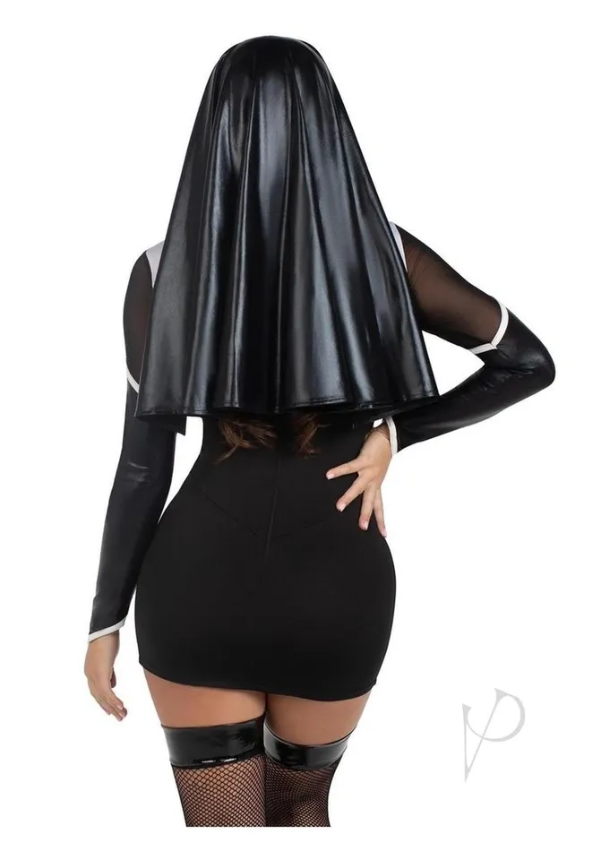 Leg Avenue Anal Leg Avenue Holy Hottie Set Boned Garter Dress with Cross Accents and Nun Habit 2 Piece Small BlackWhite Leg Avenue Anal Leg Avenue Holy Hottie Set Boned Garter Dress with Cross Accents and Nun Habit 2 Piece Small BlackWhite