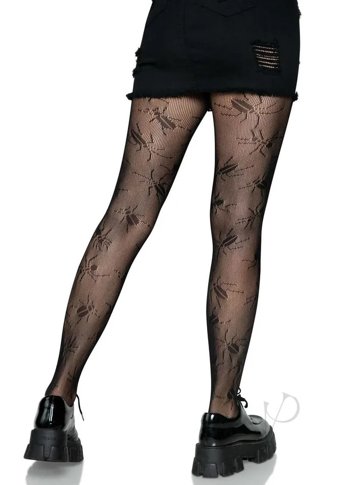 Leg Avenue Beetle Net Tights OS Black Leg Avenue Anal Leg Avenue Beetle Net Tights OS Black Leg Avenue Anal