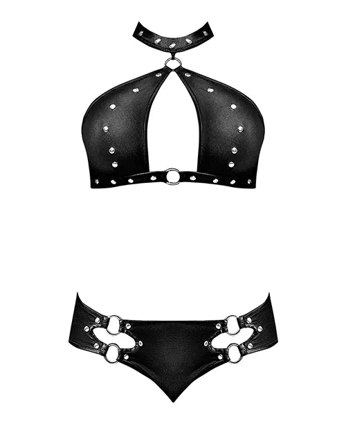 Lust Juno Top wVelcro Choker Neck Mini Short Black SM Lust By Magic Silk Anal Lust Juno Top wVelcro Choker Neck Mini Short Black SM Lust By Magic Silk Anal