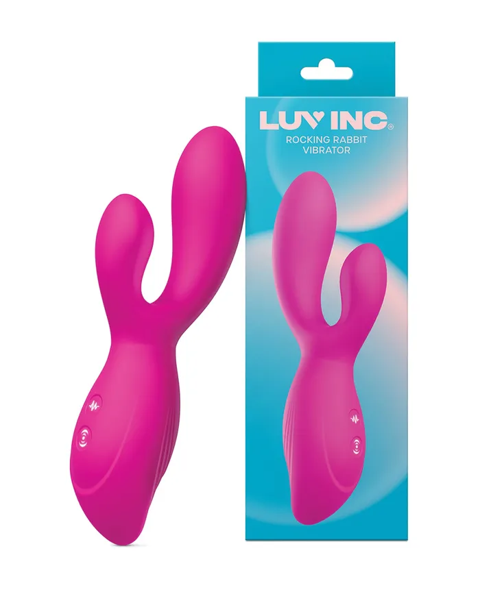 Luv Vibrators Luv Inc Come Hither Rocking Rabbit Pink