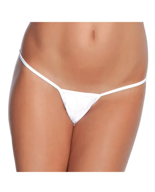 Male Sex Toys Coquette Low Rise Lycra GString White XL