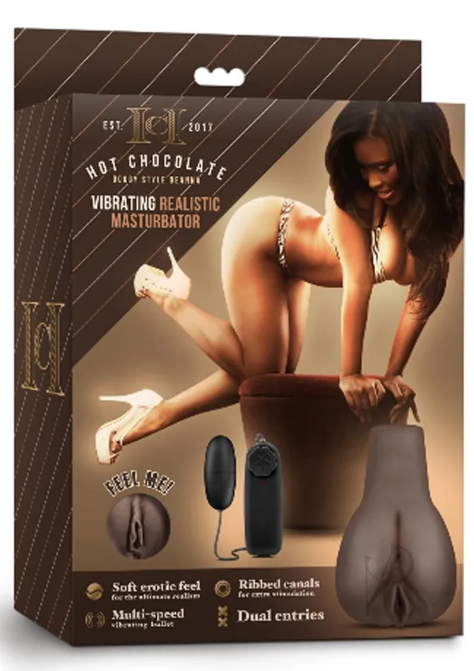 Male Sex Toys Hot Chocolate Hot Chocolate Doggy Style Deanna Vibrating Masturbator with Wired Remote Control Pussy Butt Chocolate Male Sex Toys Hot Chocolate Hot Chocolate Doggy Style Deanna Vibrating Masturbator with Wired Remote Control Pussy Butt Chocolate
