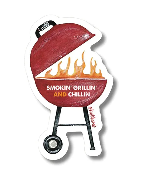 Male Sex Toys Kush Kards Grillin Chillin Sticker Pack of 3